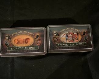 African “Big Five” pocket knives 