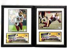 Chris Cooley & Clinton Portis Washington Redskins Football Team Framed Photo & Cover Sets