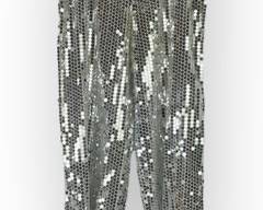 UNBRANDED Vintage Sequin Costume Pants with Ankle Ties. NYE/Mardis Gras!