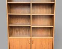 UP Danish Mid Century Modern MCM Teak Bookshelf with Cabinet 2 Doors