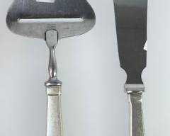 201 Grams Fine Raadvad Mogensen Denmark Danish Modern Sterling Silver Weighted Serving Pieces