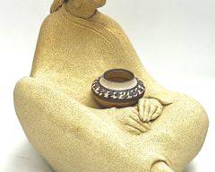 Lynn Hone Signed Laguna Native American Pottery Sculpture
