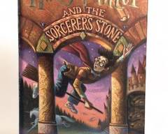 Stated First American Edition Oct. 1998 Harry Potter and the Sorcerers Stone by JK Rowling Hardcover Book with Original Dust Sleeve