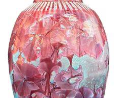 SIGNED PHIL MONGAN 2007 Crystalline Glaze Art Pottery NC Tall VAse Seagrove