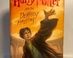 Stated First Edition July 2007 Harry Potter and the Deathly Hallows by JK Rowling Hardcover Book with Original Dust Sleeve