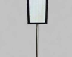 Japanese Style Floor Lamp Metal and Fabric MCM Mid Century Modern Style