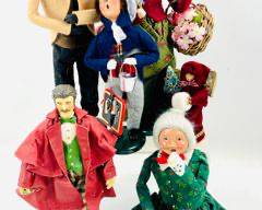 BYERS CHOICE LTD.1980s-1990s Christmas Carolers Set of 6 Figures