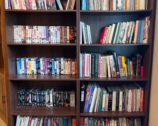 2 Bookcases and they are Loaded w Books!