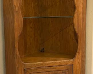 Custom Bookcase/Display Cabinet w Glass Shelves