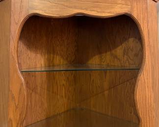 Custom Bookcase/Display Cabinet w Glass Shelves