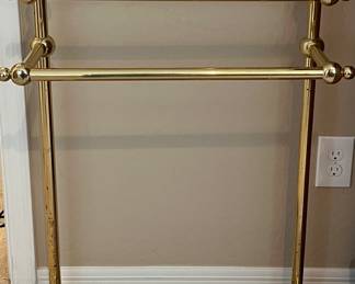 Brass Quilt Rack