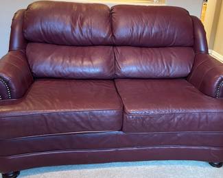 Leather Loveseat