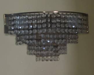 Antique Crystal Sconces (Pair)