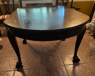French Mahogany Dining Room Table