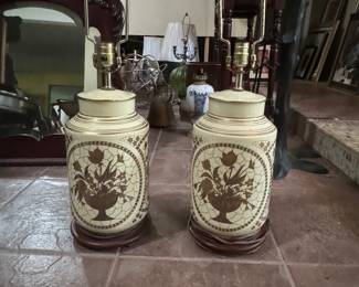 Vintage Gold Leaf Table Lamps

$89.00 for pair