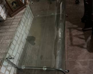 Vintage Art Deco Italian “Bent” Glass Center Table
$340