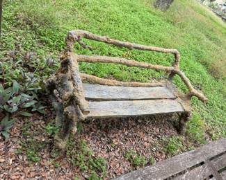 Faux Bois Solid Bronze Garden Bench 
$2000
***Very Heavy Solid Bronze  Will Need A Truck And Help Moving***