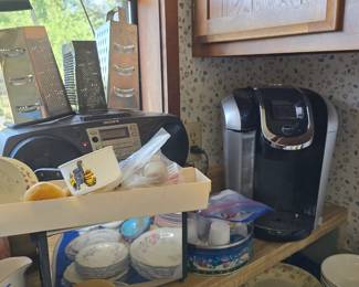 Kurig Coffee Pot - Vintage Graters  - Radio