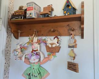 Vintage Wooden Shelf - Home Decor