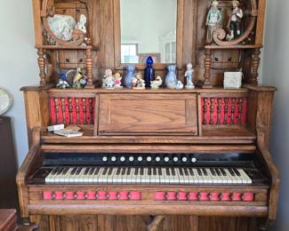 Gorgeous Antique Organ - Would Make a Cool Bar