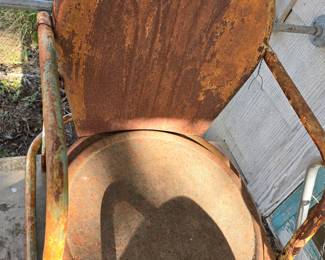 Old Metal Patio Chair 