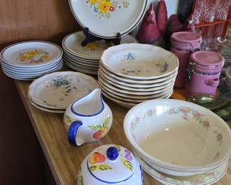 1970's Hearthside Stoneware - Eggshell Nautilus China