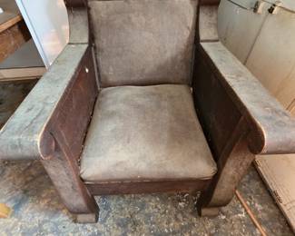 Antique Mission Style Chair 