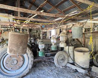 Vintage Lanterns - Old Gas Cans - Old Buckets