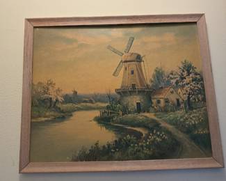 Antique Windmill Picture 