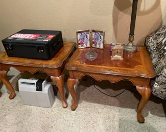 pair of lamp tables