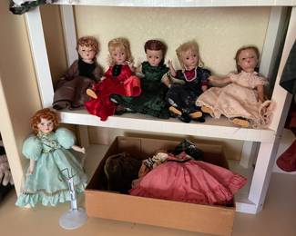 I think these are Madame Alexander vintage dolls