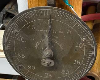 Brass Face Hanging Scales