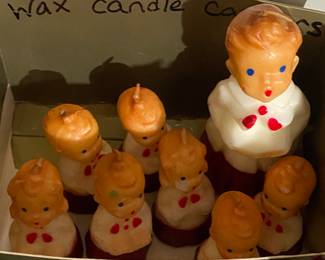 Vintage Christmas Candles