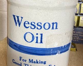 Wesson Oil Crock