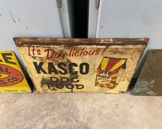 Old Kasco Dog Food Sign