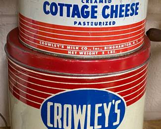Crowley's Cottage Cheese Cans