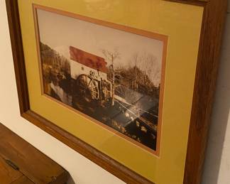 Framed Mill Photograph