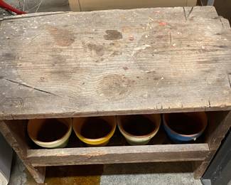 Primitive Garden Bench