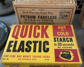 Old Advertising Tins and Boxes