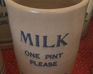 Stoneware Milk Crock 