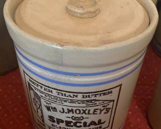 William Moxley's Oleomargarine Crock