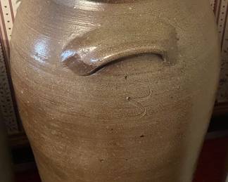 Old North Carolina 3 Gallon Pottery Churn 