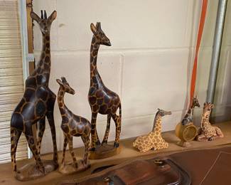 Wooden Giraffes