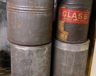 Galvanized Storage Cans