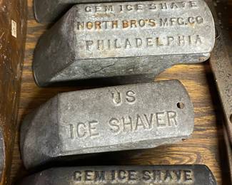 Numerous Advertising Ice Shavers