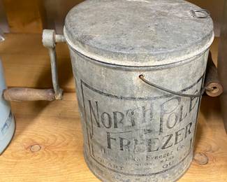 Early North Pole Ice Cream Freezer