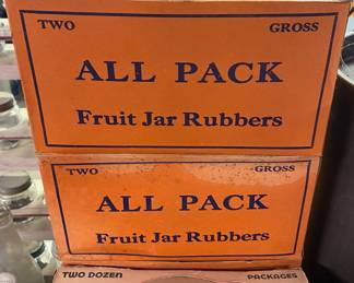 Old Boxes of Fruit Jar Rubbers