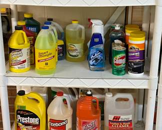 Assorted Household Chemicals/Linseed Oil