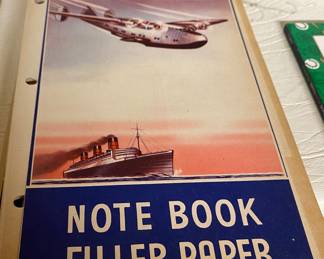 WW2 Era Notebook Paper