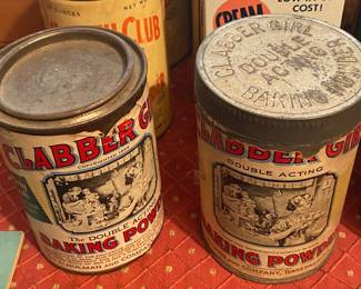 Paper Label Clabber Girl Baking Powder Cans